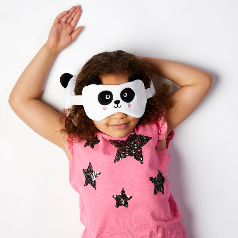 Panda Plush Travel Pillow & Eye Mask Set