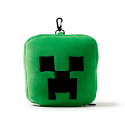 Travelmall Officially Licensed 3D Minecraft Creeper Multifunctional Travel Comfort Pillow & Eye Mask Set