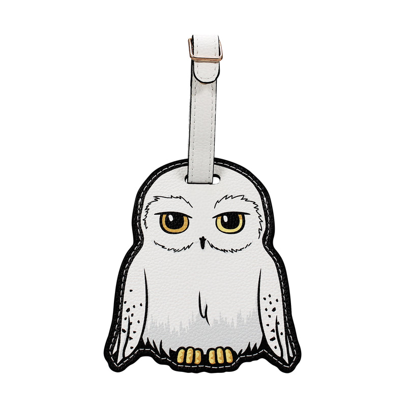 Officially Licensed Harry Potter Hedwig PU Leather Luggage Tag