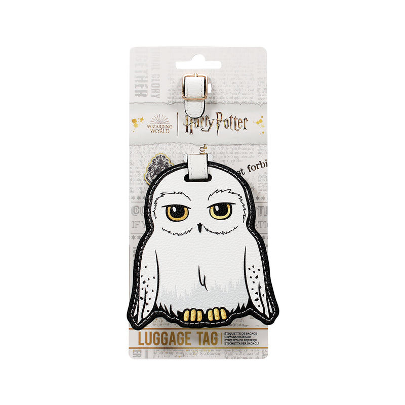 Officially Licensed Harry Potter Hedwig PU Leather Luggage Tag