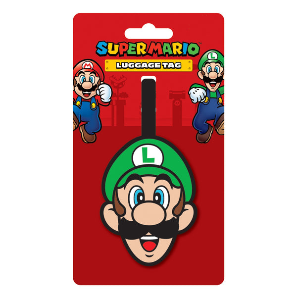 Officially Licensed Nintendo Luigi Multi-Functional Luggage Tag