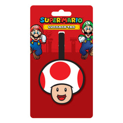 Officially Licensed Nintendo Toad Multi-Functional Luggage Tag