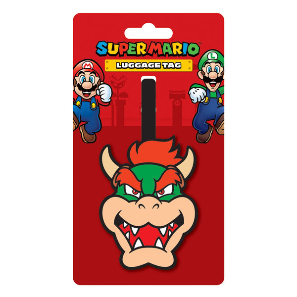 Officially Licensed Nintendo Bowser Multi-Functional Luggage Tag