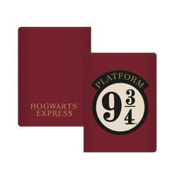 2-in-1 Officially Licensed Harry Potter Platform 9 3/4 PU Leather Passport Holder and Wallet