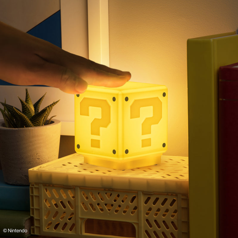 【Perfect Gift  】Super Mario Mini Question Block Figure Light