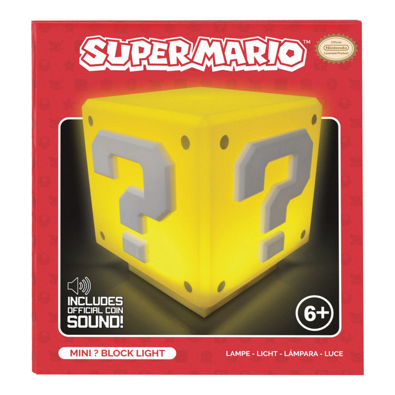 【Perfect Gift  】Super Mario Mini Question Block Figure Light