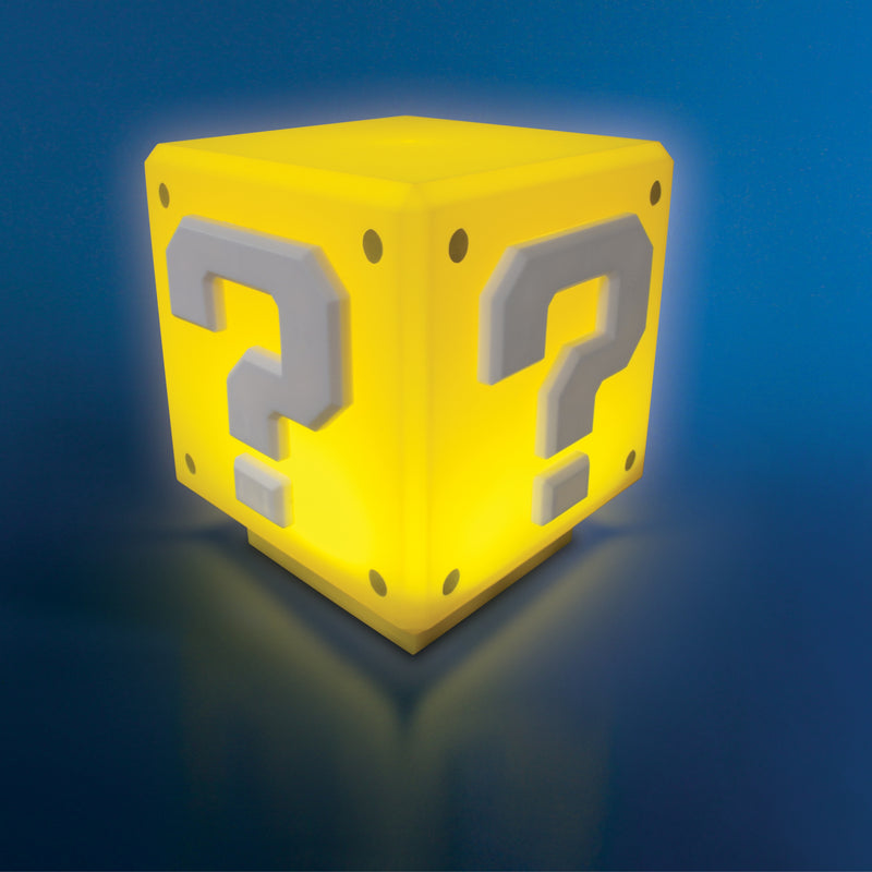 【Perfect Gift  】Super Mario Mini Question Block Figure Light