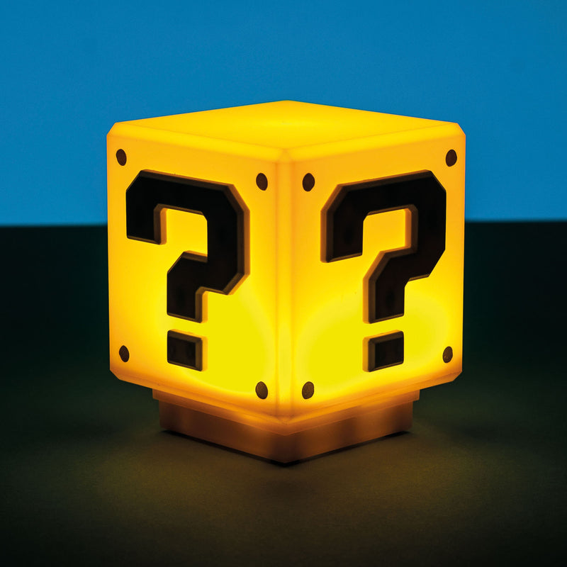 【Perfect Gift  】Super Mario Mini Question Block Figure Light