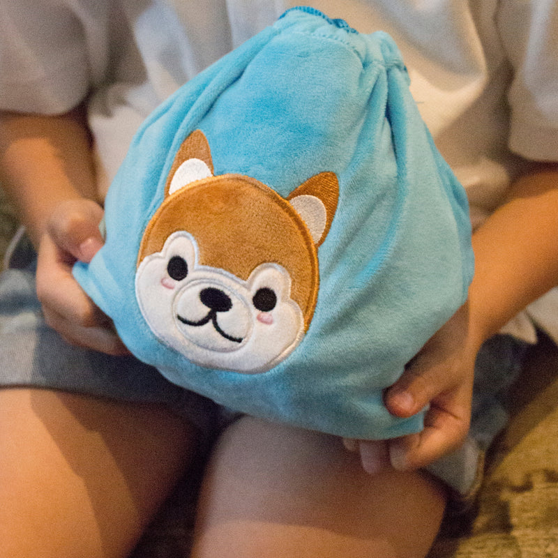 Travelmall Shiba Inu 3D Inflatable Neck Pillow with Patented 3D Pump