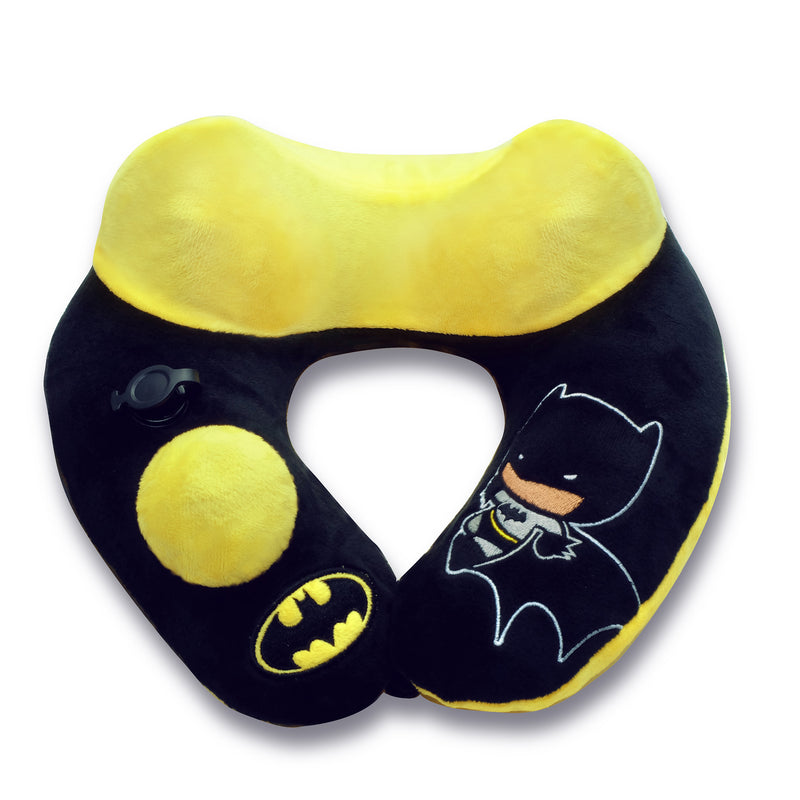 World's First Justice League Batman Inflatable Pillow, with Patented Pump  (Best Batman Gift Ideas for adults and kids)