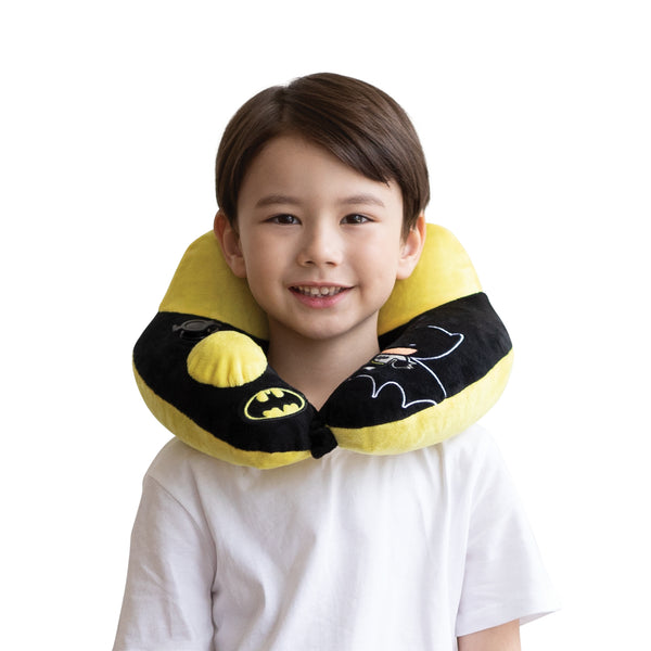 World's First Justice League Batman Inflatable Pillow, with Patented Pump  (Best Batman Gift Ideas for adults and kids)