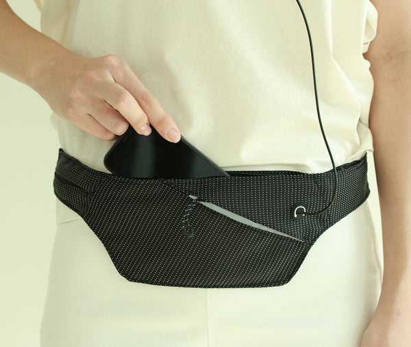 Multi-functional Smart Waist Travel Bag, with RFID blocking compartment