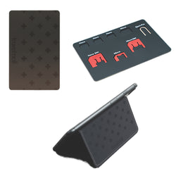 Travelmall Ultra-Slim Stick-on RFID Card Holder with SIM removal card Set