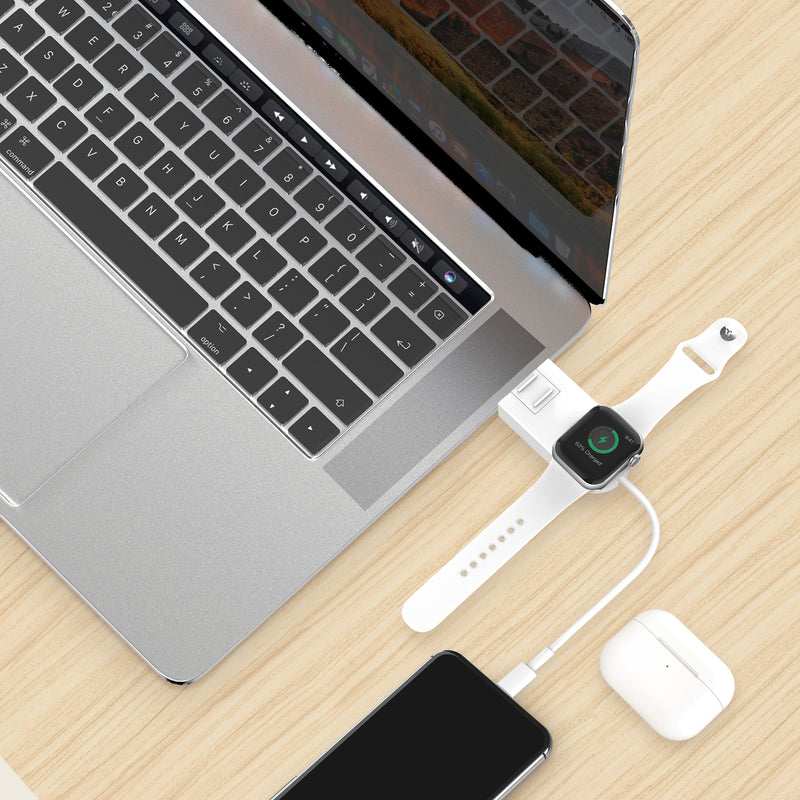 Travelmall Switzerland Multi-Tool Intelligent Lightning Cable, with Built-in Magnetic Charging Module for Apple Watch