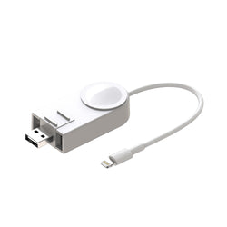 Travelmall Switzerland Multi-Tool Intelligent Lightning Cable, with Built-in Magnetic Charging Module for Apple Watch