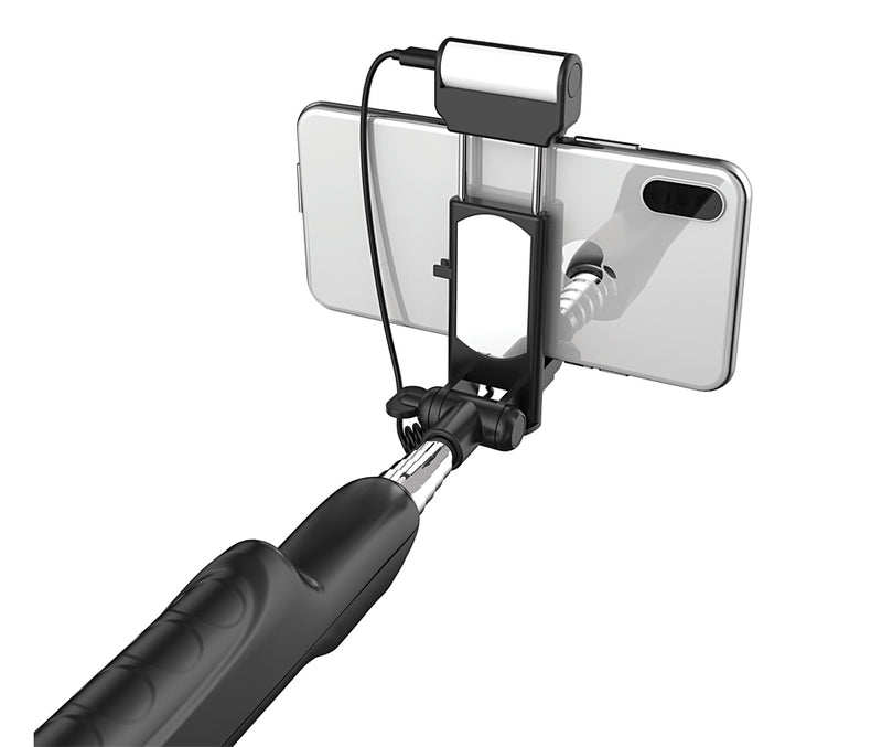 Travelmall Bluetooth Selfie Stick with LED Light-Compensation Lamp