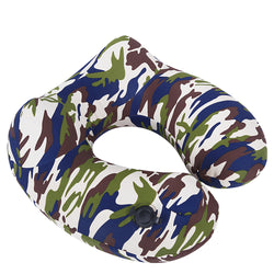 Travelmall Switzerland Inflatable Neck Pillow With Patented 3D Pump, Camouflage edition