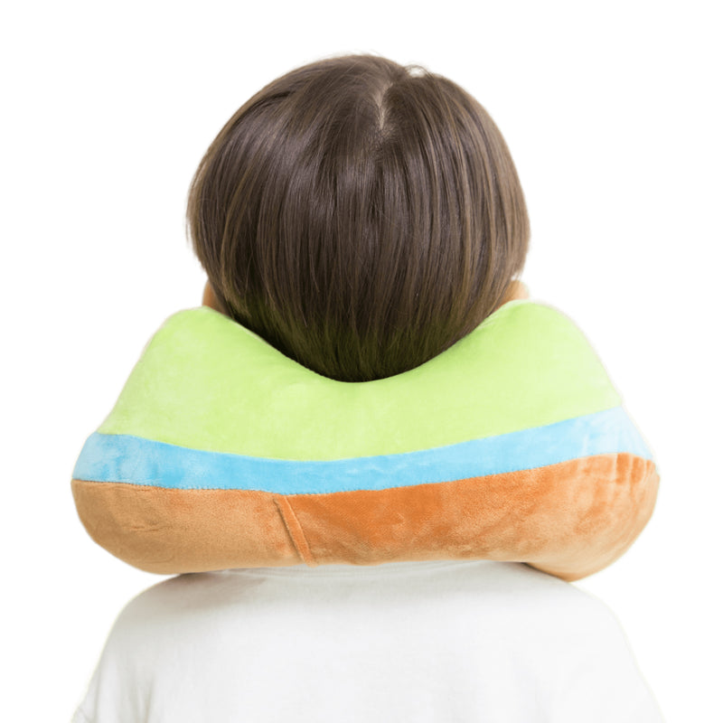 Travelmall Shiba Inu 3D Inflatable Neck Pillow with Patented 3D Pump