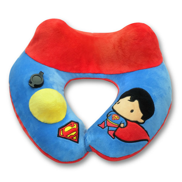 World's First Justice League Superman Inflatable Pillow, with Patented Pump  (Best Superman Gift Ideas for adults and kids)